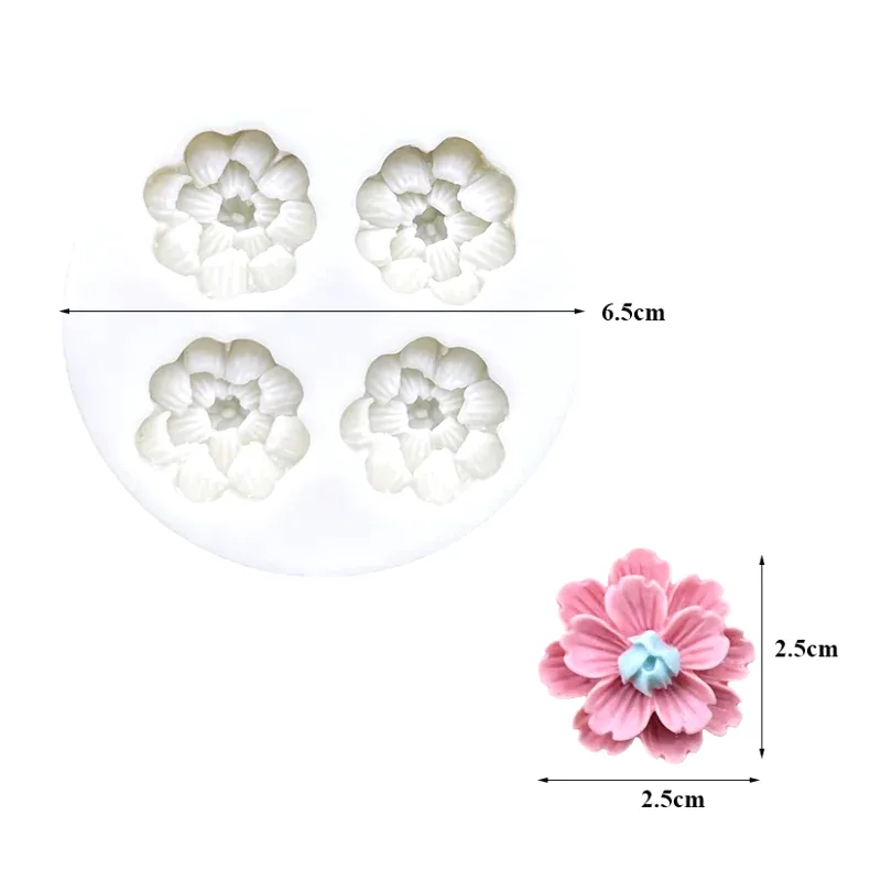 Moule Silicone Fleur